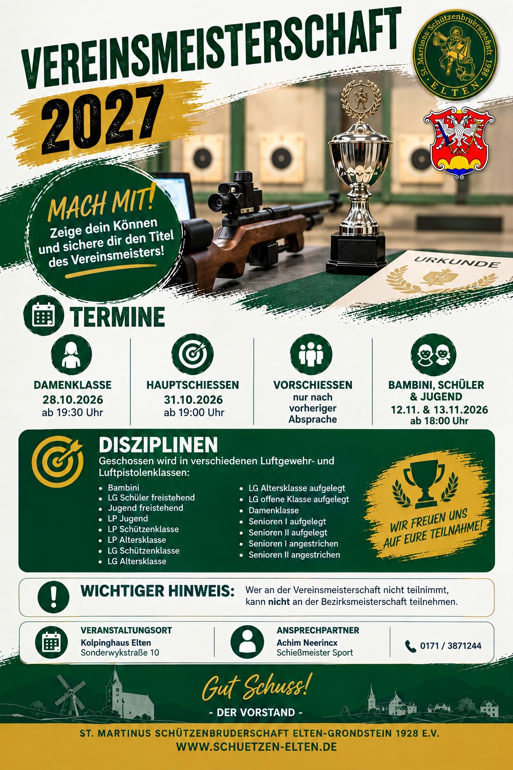 Vereinsmeisterschaft 2027
