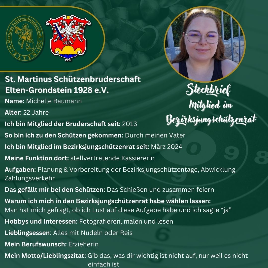 Steckbrief Bezirksvorstand Michelle